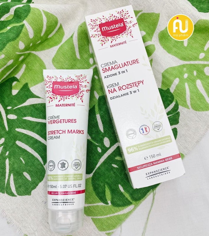Kem Ngăn Ngừa Rạn Da Cho Mẹ Bầu Stretch Marks Prevention Cream Mustela 150ml